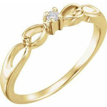 Load image into Gallery viewer, .03 CT Diamond Heart Ring
