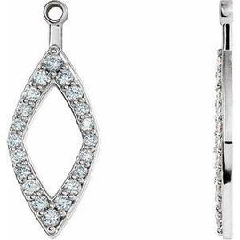 1/4 CTW Diamond Earring Jackets