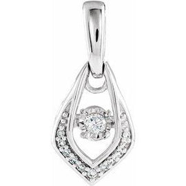 1/10 CTW Diamond Pendant