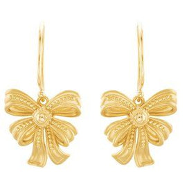 Vintage-Style Bow Design Earrings