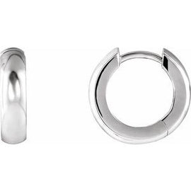 14.25 mm Hinged Hoop Earrings