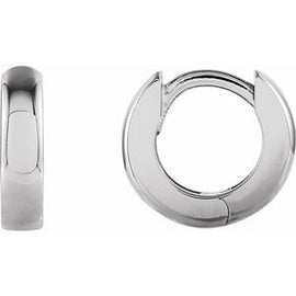 9.5 mm Hinged Hoop Earrings