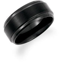 Load image into Gallery viewer, 10 mm Ridged Band with Satin Center
