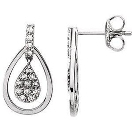 1/4 CTW Diamond Earrings