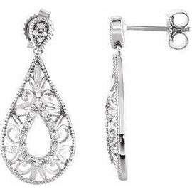 1/10 CTW Diamond Earrings