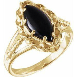 Onyx Rope Ring