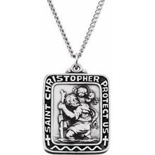 Load image into Gallery viewer, Pendant 31.5x26 mm St. Christopher Medal
