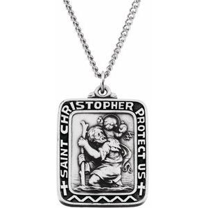 Pendant 31.5x26 mm St. Christopher Medal