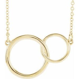 15.5x9.7 mm Interlocking Circle 16-18