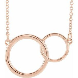15.5x9.7 mm Interlocking Circle 16-18