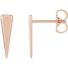 Load image into Gallery viewer, 12x3.27 mm Triangle Earrings
