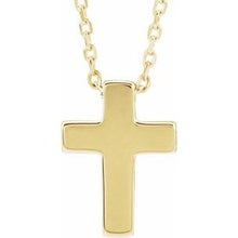Load image into Gallery viewer, Petite Cross 16-18&quot; Necklace
