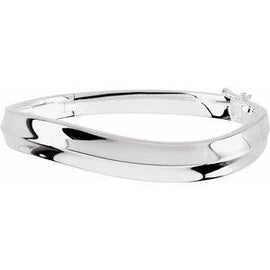 10 mm Hinged Bangle 6 1/2