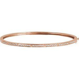 1/3 CTW Diamond Bangle Bracelet
