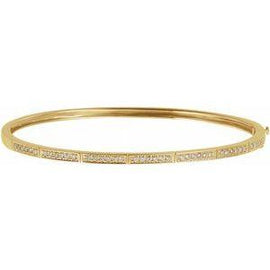 1/3 CTW Diamond Bangle Bracelet