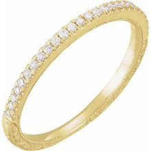 Load image into Gallery viewer, 1/6 CTW Diamond Anniversary Band
