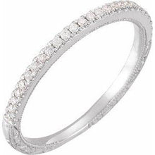 Load image into Gallery viewer, 1/6 CTW Diamond Anniversary Band
