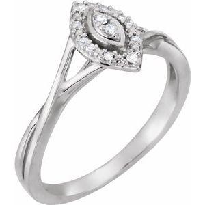 .06 CTW Diamond Promise Ring