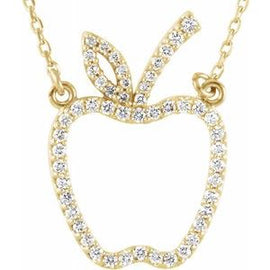 1/5 CTW Diamond Apple 16