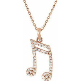 1/5 CTW Diamond Double Sixteenth Note 16