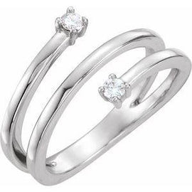 2.5 mm Round Forever One™ Moissanite Ring