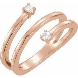 2.5 mm Round Forever One™ Moissanite Ring