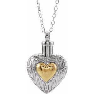 Gold-Plated Heart Ash Holder 18