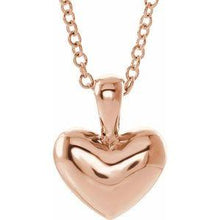 Load image into Gallery viewer, Youth Heart 15&quot; Necklace
