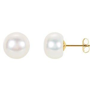 10 mm to 11 mm Freshwater Cultured Pearl Earrings