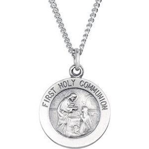 18 mm First Communion Medal