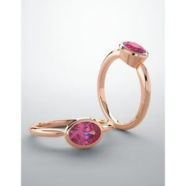 Chatham® Created Pink Sapphire Ring