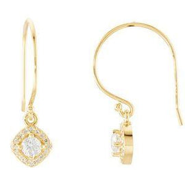3/8 CTW Diamond Earrings