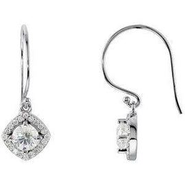3/8 CTW Diamond Earrings