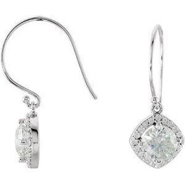 3/8 CTW Diamond Earrings