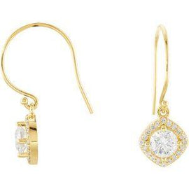 3/8 CTW Diamond Earrings