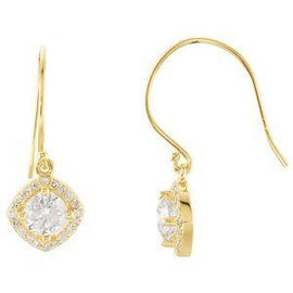 3/8 CTW Diamond Earrings