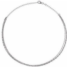 Load image into Gallery viewer, 3-Strand Bead Chain 13-16&quot; Choker
