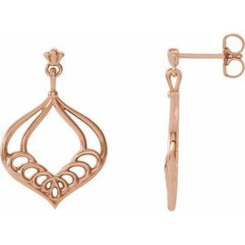 Vintage-Inspired Dangle Earrings