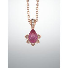 Load image into Gallery viewer, Pink Tourmaline &amp; .03 CTW Diamond Pendant
