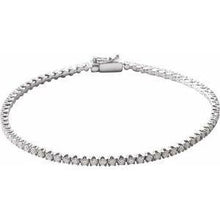 Load image into Gallery viewer, 2 CTW Diamond Line 7&quot; Bracelet
