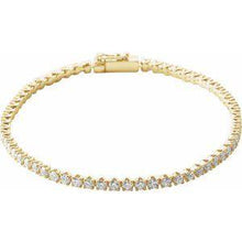 Load image into Gallery viewer, 2 CTW Diamond Line 7&quot; Bracelet
