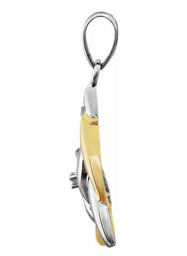 .004 CT Diamond Celtic-Inspired Trinity Pendant