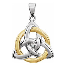 Load image into Gallery viewer, .004 CT Diamond Celtic-Inspired Trinity Pendant
