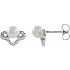 Freshwater Cultured Pearl Earrings