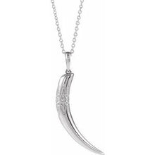 Load image into Gallery viewer, 26.2x13.4 mm Tusk 16-18&quot; Necklace
