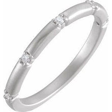Load image into Gallery viewer, .07 CTW Diamond Five-Stone Anniversary Band
