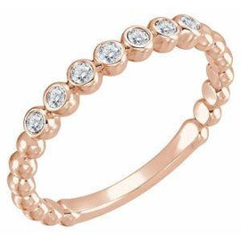 Aquamarine Stackable Ring