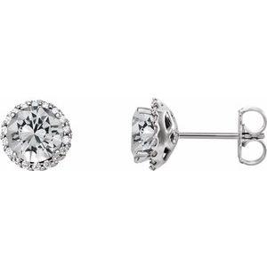 1 1/3 CTW Diamond Earrings