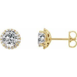 1 1/3 CTW Diamond Earrings