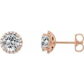 1 1/3 CTW Diamond Earrings
